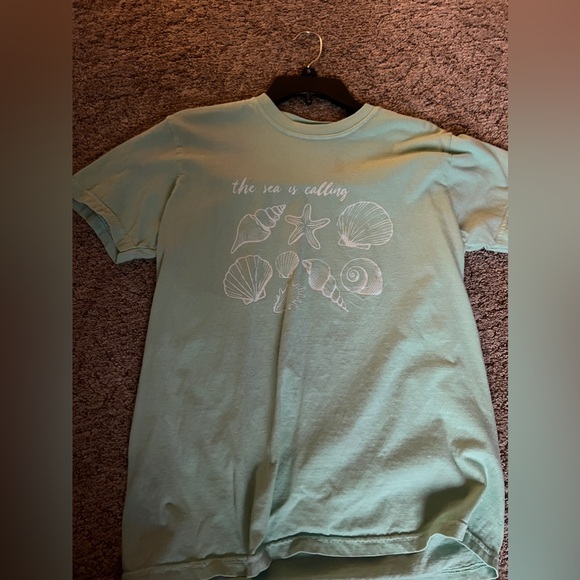 🌱🦢4 FOR $15!🦢🌱 Womens Sea Green T-Shirt - Picture 2 of 2